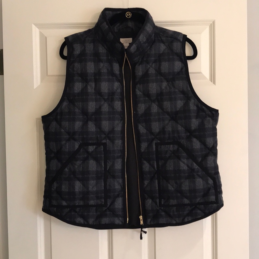 Jcrew plaid vest